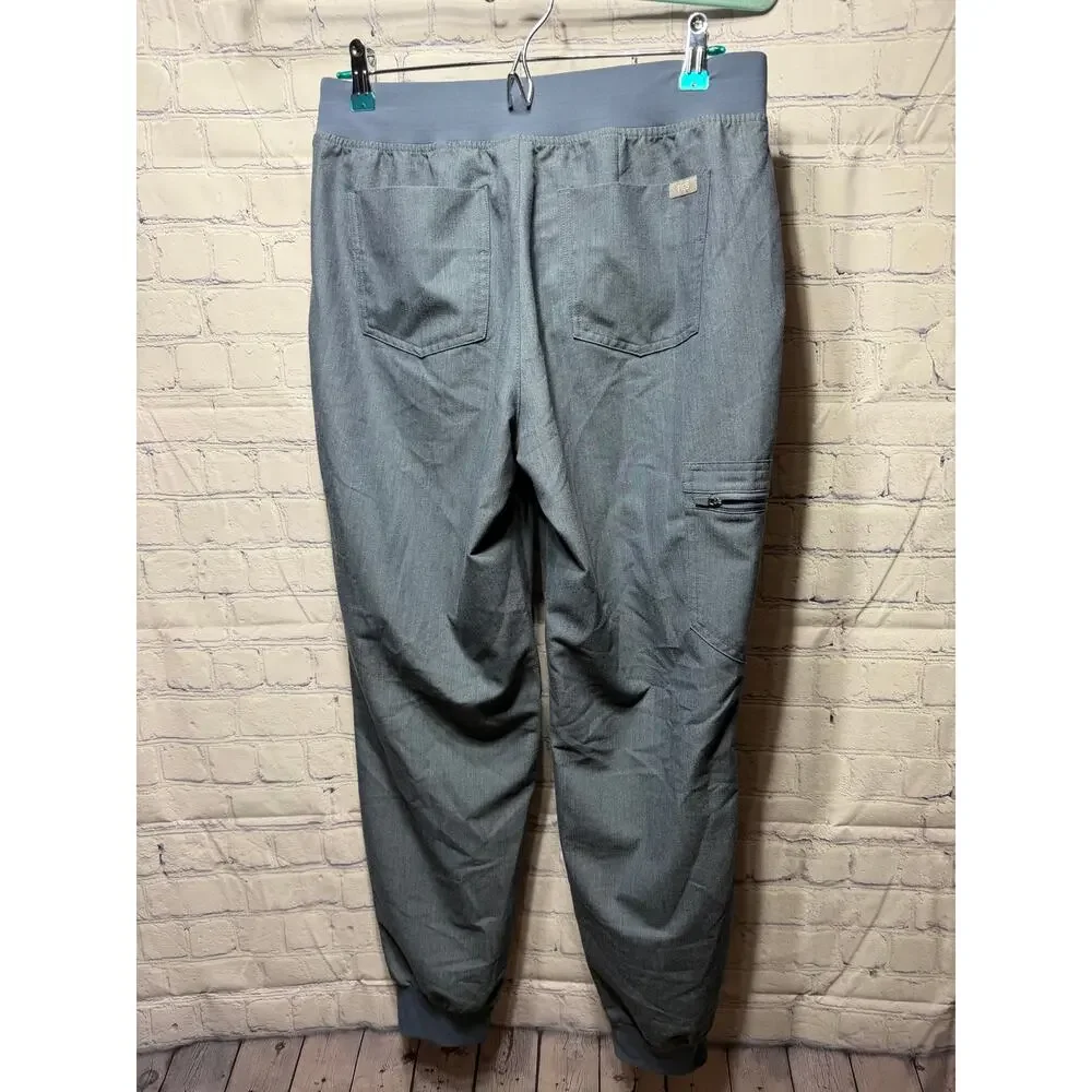 Figs Womens Zamora Jogger Scrub Pant Blue Size M Nurse Medical Doctor